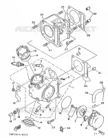 CULASSE pour Yamaha XC 1996