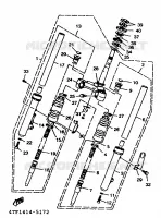 FOURCHE pour Yamaha XC 1996