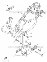 CADRE pour Yamaha XC 1996