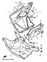 PROTEGE JAMBES pour Yamaha XC 1996