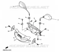 CARENAGES 1  pour Yamaha XC 1996