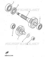 TRANSMISSION pour Yamaha XC 1998