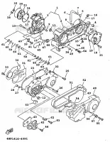 CARTER MOTEUR pour Yamaha XC 1998