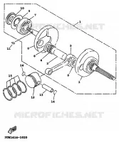 VILEBREQUIN / PISTON pour Yamaha XC 1998