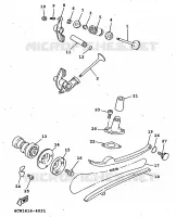 SOUPAPE pour Yamaha XC 1998