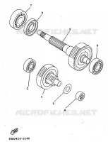 TRANSMISSION pour Yamaha XC 1998
