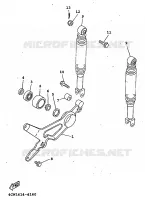AMORTISSEUR ARRIERE / BRAS OSCILLANT pour Yamaha XC 1998