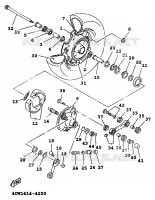 ROUE AVANT pour Yamaha XC 1998