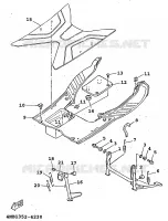 SUPPORT / REPOSE PIEDS pour Yamaha XC 1998
