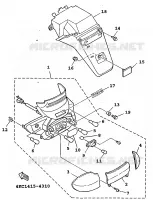 FEU ARRIERE pour Yamaha XC 1998