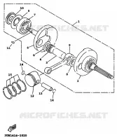 VILEBREQUIN / PISTON pour Yamaha XC 1998