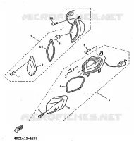 CLIGNOTANT pour Yamaha XC 1998