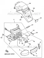 FEU ARRIERE pour Yamaha XC 1998
