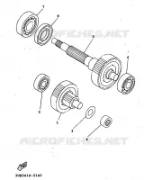 TRANSMISSION pour Yamaha XC 1998