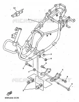 CADRE pour Yamaha XC 1998