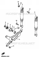 BRAS OSCILLANT / AMORTISSEUR pour Yamaha XC 1998