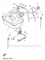 RESERVOIR A ESSENCE pour Yamaha XC 1998