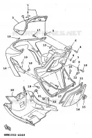 PROTEGE JAMBES pour Yamaha XC 1998