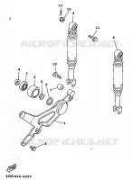 BRAS OSCILLANT / AMORTISSEUR pour Yamaha XC 1999