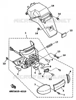 FEU ARRIERE pour Yamaha XC 1999