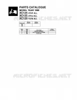 * CATALOG PREFACE * pour Yamaha XC 1999