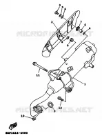 ECHAPPEMENT pour Yamaha XC 1999