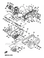 CARTER MOTEUR pour Yamaha XC 1999