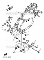 CADRE pour Yamaha XC 1999