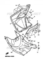 PROTEGE JAMBES pour Yamaha XC 1999
