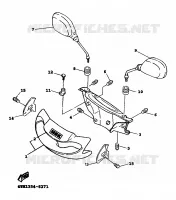 CARENAGES 1  pour Yamaha XC 1999