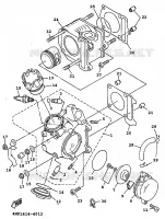 CULASSE pour Yamaha XC 1999