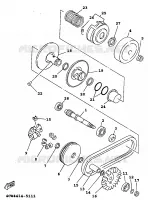 EMBRAYAGE DE DEMARREUR pour Yamaha XC 1999