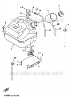 RESERVOIR A ESSENCE pour Yamaha XC 1999