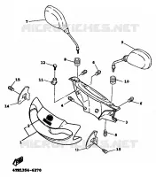 CARENAGES 1  pour Yamaha XC 1999