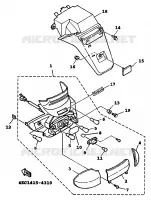 FEU ARRIERE pour Yamaha XC 1999