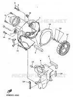 TURBINE / CARTERS DE REFROIDISSEMENT pour Yamaha XC 1999