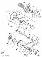 EMBRAYAGE DE DEMARREUR pour Yamaha XC 1999