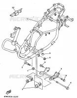 CADRE pour Yamaha XC 1999