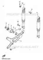 BRAS OSCILLANT / AMORTISSEUR pour Yamaha XC 1999