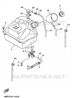 RESERVOIR A ESSENCE pour Yamaha XC 1999