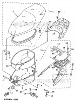 SELLE / PORTE BAGAGES pour Yamaha XC 1999