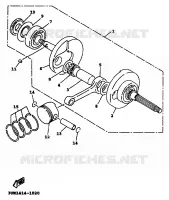VILEBREQUIN / PISTON pour Yamaha XC 1999