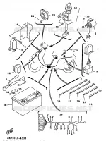 PARTIE ELECTRIQUE 1 pour Yamaha XC 1999