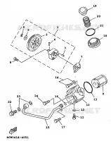 POMPE A HUILE pour Yamaha XC 1999