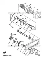 EMBRAYAGE DE DEMARREUR pour Yamaha XC 1999
