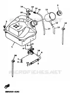 RESERVOIR A ESSENCE pour Yamaha XC 1999