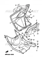 PROTEGE JAMBES pour Yamaha XC 1999