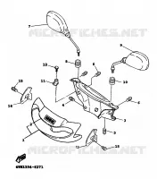 CARENAGES 1  pour Yamaha XC 1999
