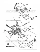 FEU ARRIERE pour Yamaha XC 1999