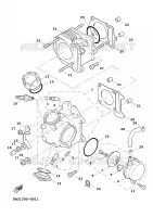 CULASSE pour Yamaha CYGNUS 2000